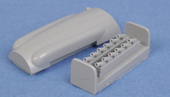 Picture of 1/48 Spitfire Mk 22/24 Cowling &amp; Exhaust for ARX