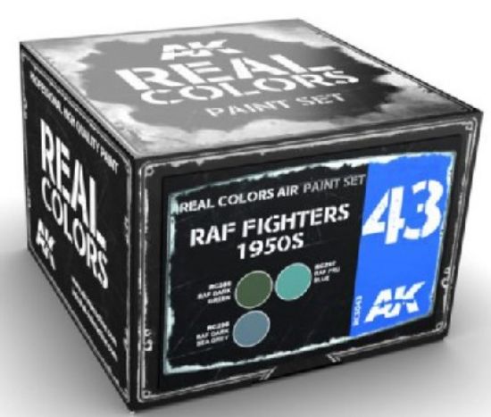 Picture of Real Colors: RAF Fighters 1950s Acrylic Lacquer Paint Set (3) 10ml Bottles