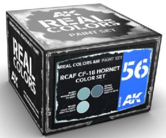 Picture of Real Colors: RCAF CF18 Hornet Acrylic Lacquer Paint Set (3) 10ml Bottles