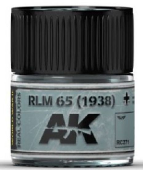 Picture of Real Colors: RLM65 1938 Blue Acrylic Lacquer Paint 10ml Bottle
