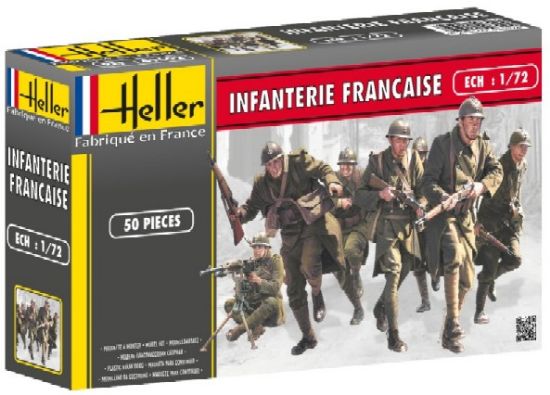 Picture of Model Figures - French Infantry Kit- 1:72 -Heller