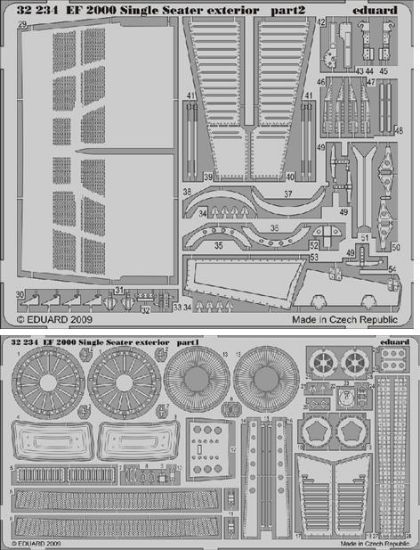 Picture of Eduard ED32234 Accessories - Eurofighter EF-2000 Typhoon Single Seat Exterior (Design