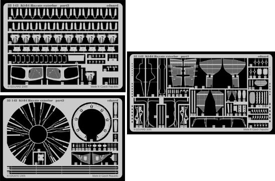 Picture of Eduard Models Ki84 Hayate Exterior Detail for Hasegawa -- Plastic