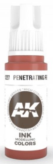 Picture of Penetrating Red Ink Acrylic Paint 17ml Bottle