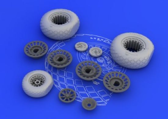 Picture of North-American B-25H/B-25J Mitchell Wheels (designed to