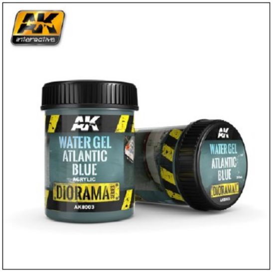 Picture of Diorama Series: Water Gel Atlantic Blue, 250ml by AK Interactive