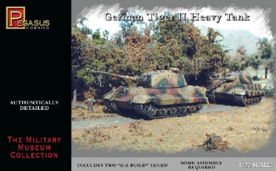 Picture of Military Model Kit - Tiger II Heavy Tank- 1:72 -Pegasus