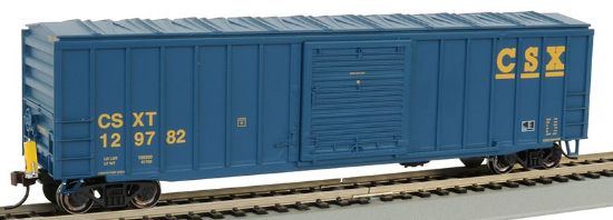Picture of HO 50' Outside Braced Boxcar CSX w/Track-Powered Flashing LED End of Train Device