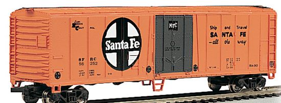 Picture of HO 50' Steel Reefer Santa Fe #56252