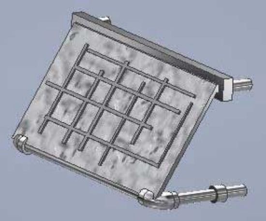 Picture of HO Cab Window Shade Cloth Open (2) (D)