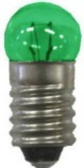 Picture of 19v Green Screw Base Standard Bulb for Lionel Accessories (2/cd)