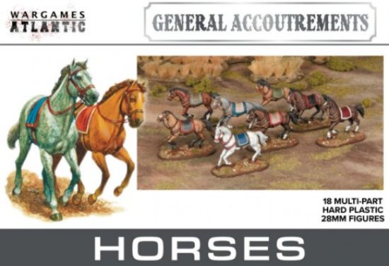 Picture of 28mm General Accoutrements: Horses (18)