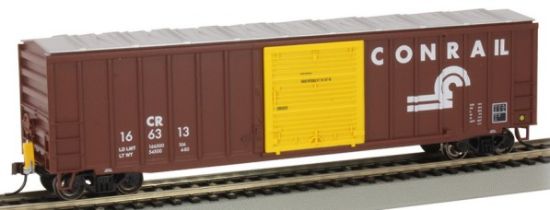 Picture of HO 50' Outside Braced Boxcar Conrail w/Track-Powered Flashing LED End of Train Device