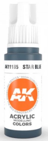 Picture of Star Blue Acrylic Paint 17ml Bottle