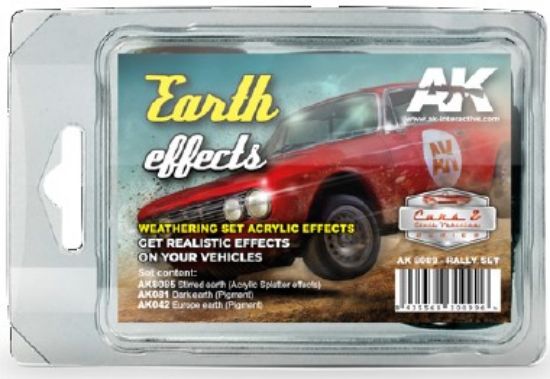 Picture of Cars & Civil Vehicle Series: Earth Effects Weathering Acrylic Paint Set (42, 81, 8085)
