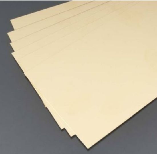 Picture of alloy 260 brass sheet metal strips brass sheet,0.010 x 4 x 10 in,pk6