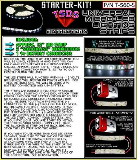 Picture of Universal Micro-LED Lighting Strips Complete Basic Kit (2)