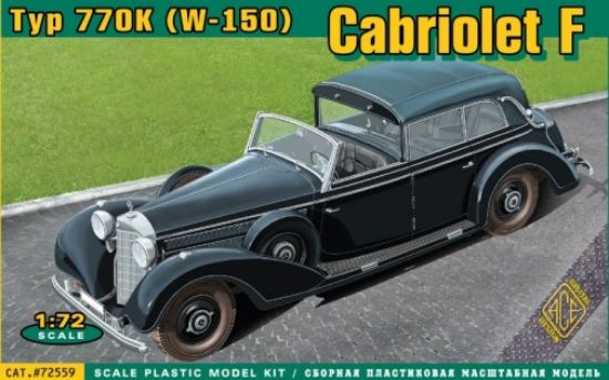 Picture of Military Model Kit - Typ 770K (W-150) CABRIOLET F- 1:72 -Ace