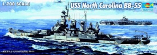 Picture of Trumpeter 05734 USS North Carolina BB-55 1/700 Scale Plastic Model Kit