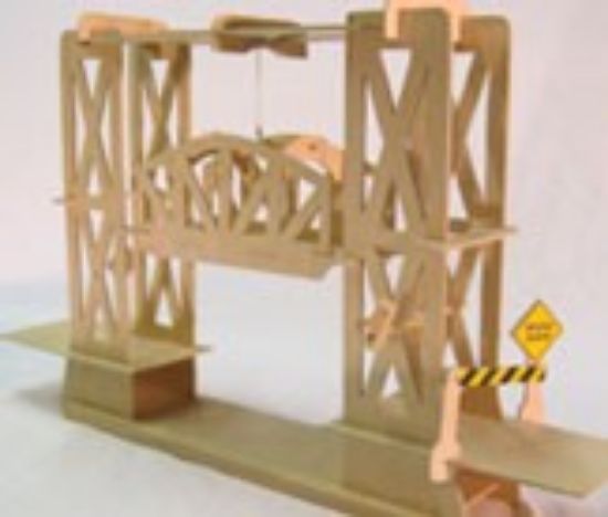 Picture of Truss Design Moving Lift Bridge Wood Kit