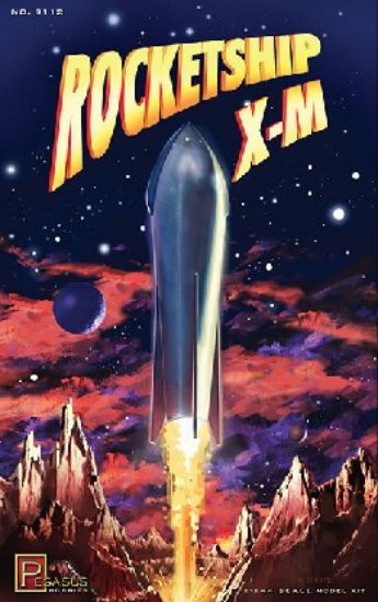 Picture of Pegasus 9112 Rocketship X-M 1/144 Scale Plastic Model Kit