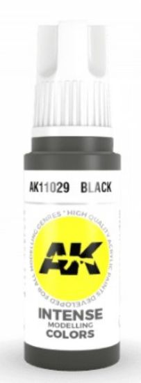 Picture of Black Acrylic Paint 17ml Bottle