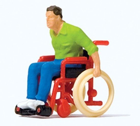 Picture of HO Man in Wheelchair