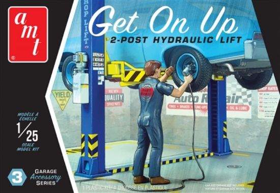 Picture of 1/25 Get On Up 2-Post Hydraulic Lift Garage Accessory Set #3 