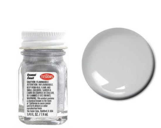 Picture of 1/4oz. Bottle Finishing Enamel Flat Aluminum (6/Bx)