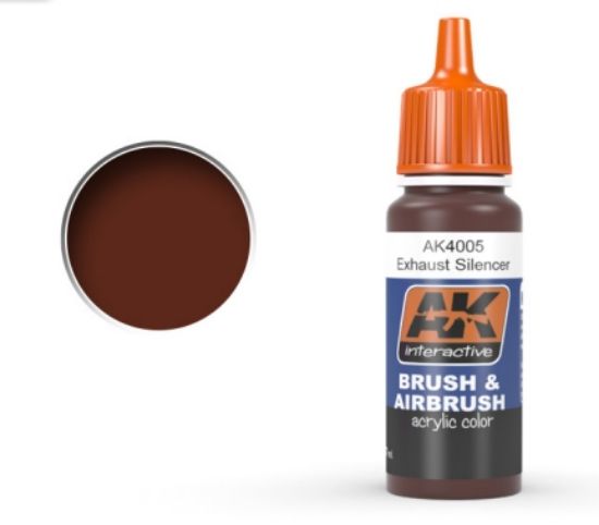 Picture of Exhausts Silencer Acrylic Paint 17ml Bottle
