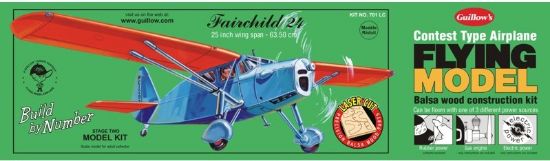 Picture of Fairchild 24 Balsa Model Balsa Model Airplane Guillows