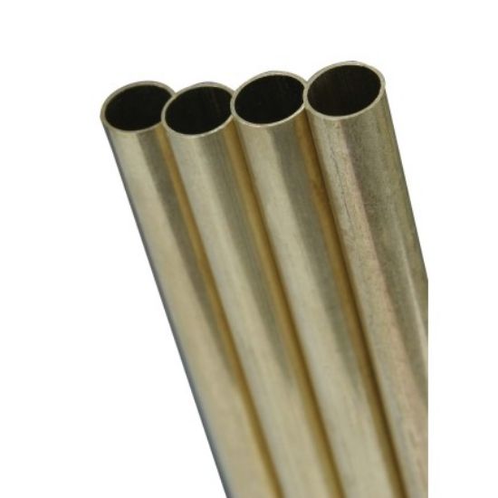 Picture of 9/16"x12" Round Brass Tube .014 Wall (1)