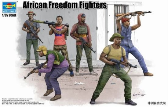Picture of African Freedom Fighters, 1/35 by Trumpeter, Model Figures