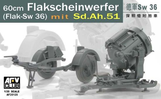 Picture of AFV Club 1/35 60cm Flakscheinwerfer Mit Sd. Ah. 51 #35125