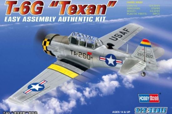 Picture of 1/72 T6G Texan Advanced Trainer Aircraft (Easy Assembly)