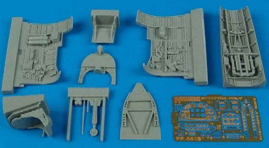 Picture of 1/48 Spitfire Mk V Cockpit Set For HSG (D)