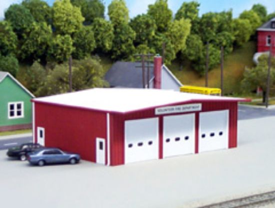 Picture of HO Fire Station Kit (Red)