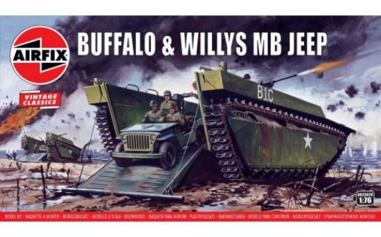 Picture of Airfix A02302 Buffalo IV and Willys Jeep 1:76 Kit