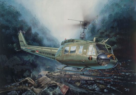 Picture of Italeri - 550849 1/48 UH-1D Slick - Plastic Model 0849S