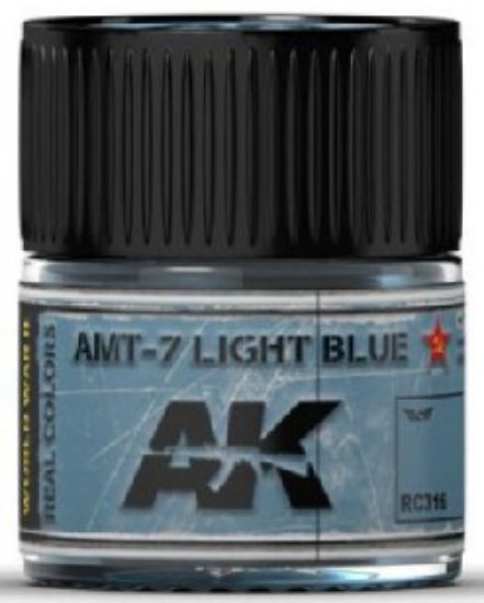 Picture of Real Colors: AMT7 Light Blue Acrylic Lacquer Paint 10ml Bottle