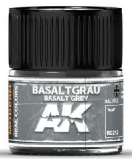 Picture of Real Colors: Basalt Grey RAL7012 Acrylic Lacquer Paint 10ml Bottle