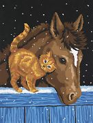 Picture of Paint Works Paint By Number Kit 9"X12" Pony & Kitten