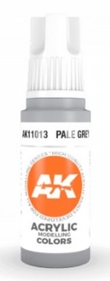 Picture of Pale Grey Acrylic Paint 17ml Bottle