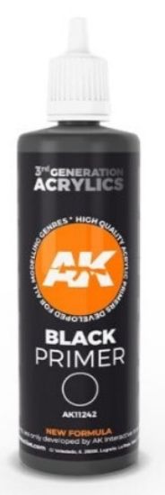 Picture of Black Acrylic Primer 100ml Bottle