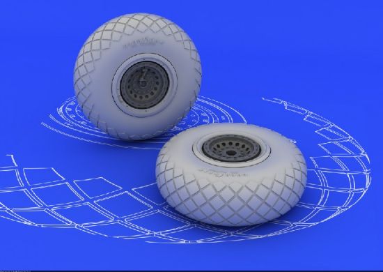 Picture of Boeing B-17 Flying Fortress Wheels (designed to Be Used