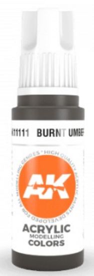 Picture of Burnt Umber Acrylic Paint 17ml Bottle