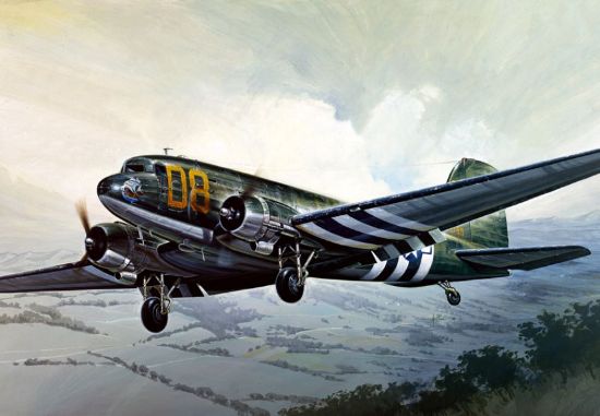 Picture of C-47 Skytrain, 1/72 by Italeri, Model Airplane