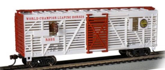 Picture of HO Ringling Bros. & Barnum & Bailey Animated Horse Car (White)