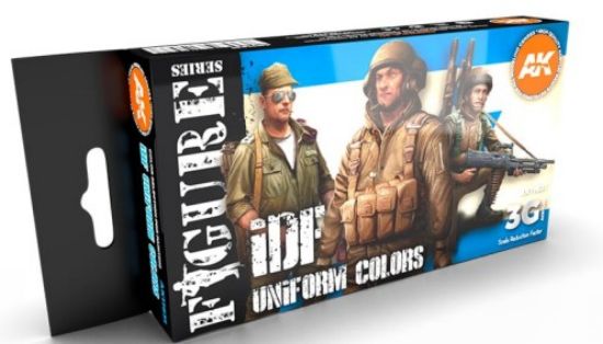 Picture of Figures Series: IDF Uniforms Acrylic Paint Set (6 Colors) 17ml Bottles