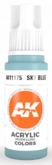 Picture of Sky Blue Acrylic Paint 17ml Bottle